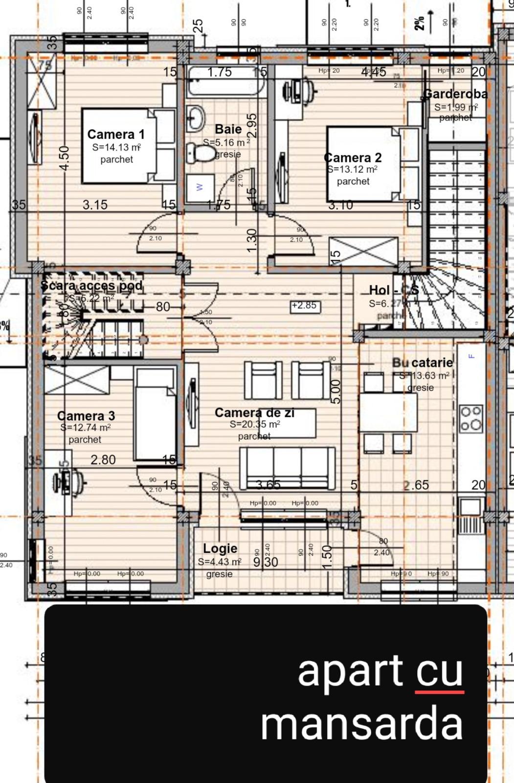 Apartament de vânzare 4+ camere Baciu - 36880AV | BLITZ Cluj-Napoca | Poza3