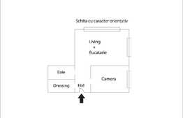 Iti oferim posibilitatea de a-ti amenaja apartamentul in stil propriu! Apartament 2 camere, semifinisat, 52mp, zona Eugen Ionesco!