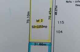 Teren pentru constructie de bloc, 2253 mp!