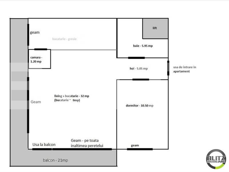 Apartament de vânzare 2 camere Andrei Mureşanu - 3698AV | BLITZ Cluj-Napoca | Poza8