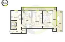 Apartament 3 camere, 115 mp, Piata Garii, cu terasa!