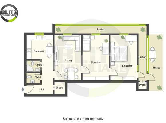 Apartament de vânzare 3 camere Central - 37074AV | BLITZ Cluj-Napoca | Poza1