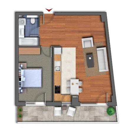 Apartament de vânzare 2 camere Bună Ziua - 37106AV | BLITZ Cluj-Napoca | Poza1