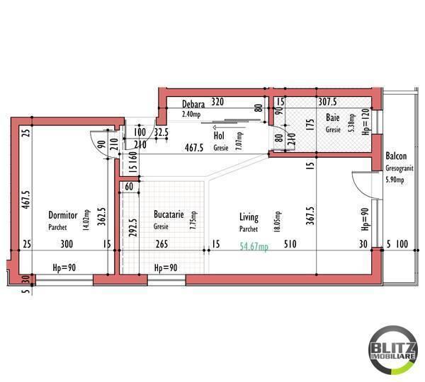 Apartament de vânzare 2 camere Europa - 3716AV | BLITZ Cluj-Napoca | Poza1