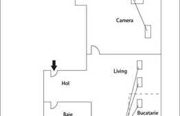 Vanzare 2 camere in imobil nou, mobilat complet