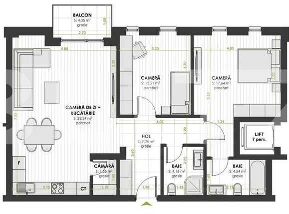 Apartament de vânzare 3 camere Floreşti - 37355AV | BLITZ Cluj-Napoca | Poza6