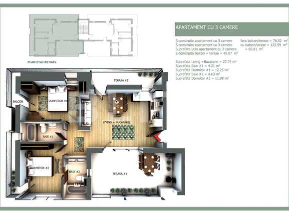 Apartament de vânzare 3 camere Floreşti - 37382AV | BLITZ Cluj-Napoca | Poza5