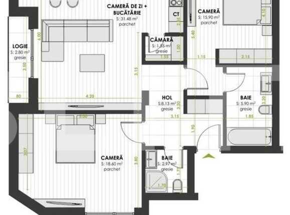 Apartament de vânzare 3 camere Floreşti - 37388AV | BLITZ Cluj-Napoca | Poza6