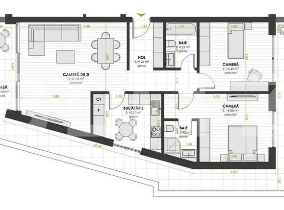 Apartament de vânzare 3 camere Floreşti - 37420AV | BLITZ Cluj-Napoca | Poza6