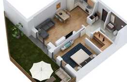 Raritate in zona Vivo, 51.89 mp utili si gradina!