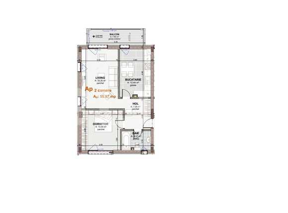 Apartament de vânzare 2 camere Borhanci - 37430AV | BLITZ Cluj-Napoca | Poza2