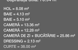 Compartimentare utila, incalzire in pardoseala, gradina, zona Vivo