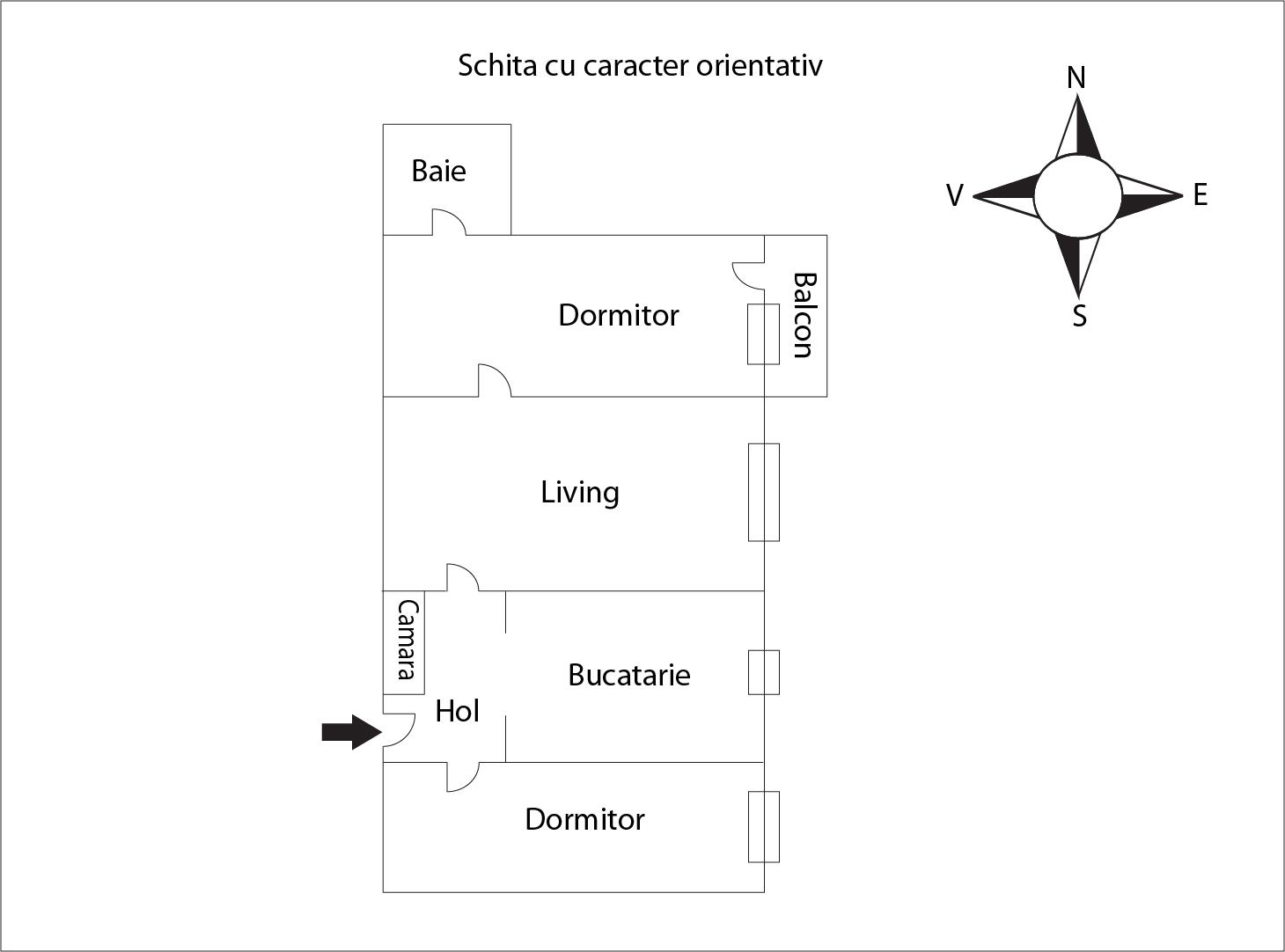 Apartament de vânzare 3 camere Central - 37458AV | BLITZ Cluj-Napoca | Poza1