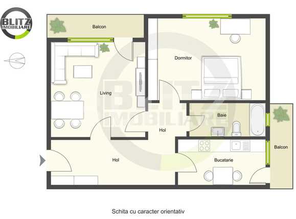 Apartament de vânzare 2 camere Gheorgheni - 37526AV | BLITZ Cluj-Napoca | Poza1