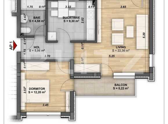 Apartament de vânzare 2 camere Manastur - 37548AV | BLITZ Cluj-Napoca | Poza1