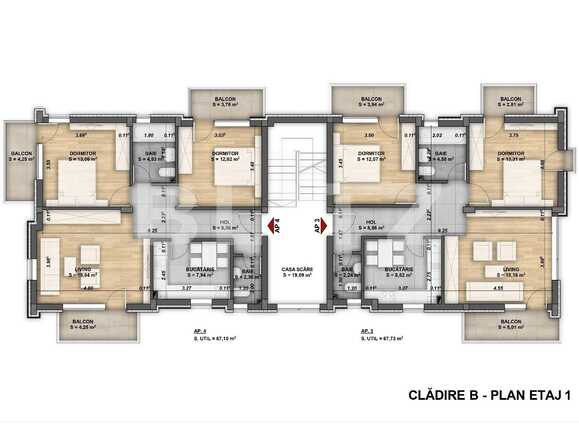 Apartament de vânzare 3 camere Manastur - 37550AV | BLITZ Cluj-Napoca | Poza2