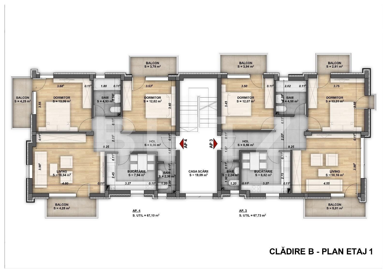 Apartament de vânzare 3 camere Manastur - 37550AV | BLITZ Cluj-Napoca | Poza2