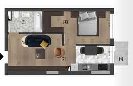 Vrei sa locuiesti in constructie noua? Apartament 2 camere, 39 mp, zona Piata 1 Mai