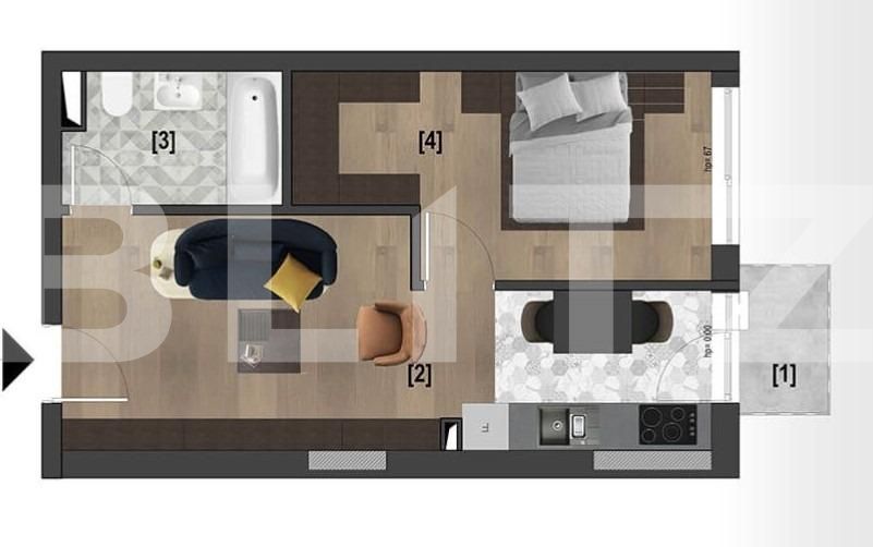 Apartament de vânzare 2 camere Marasti - 37606AV | BLITZ Cluj-Napoca | Poza5