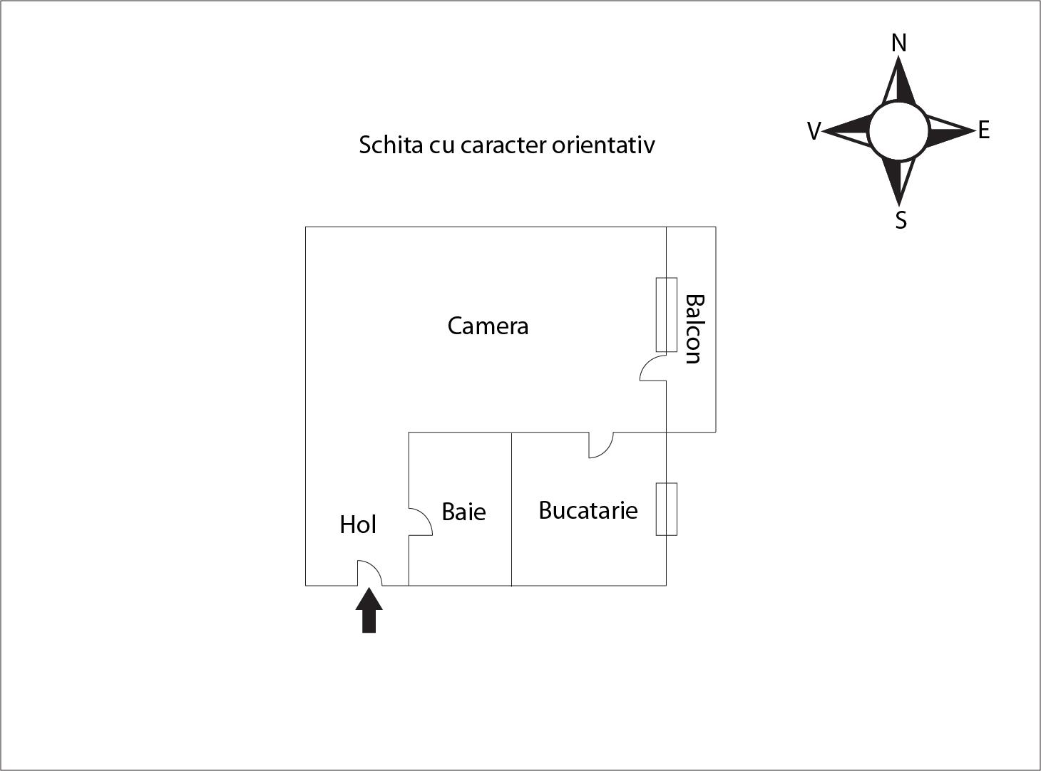 Garsonieră de vânzare Plopilor - 37735AV | BLITZ Cluj-Napoca | Poza1