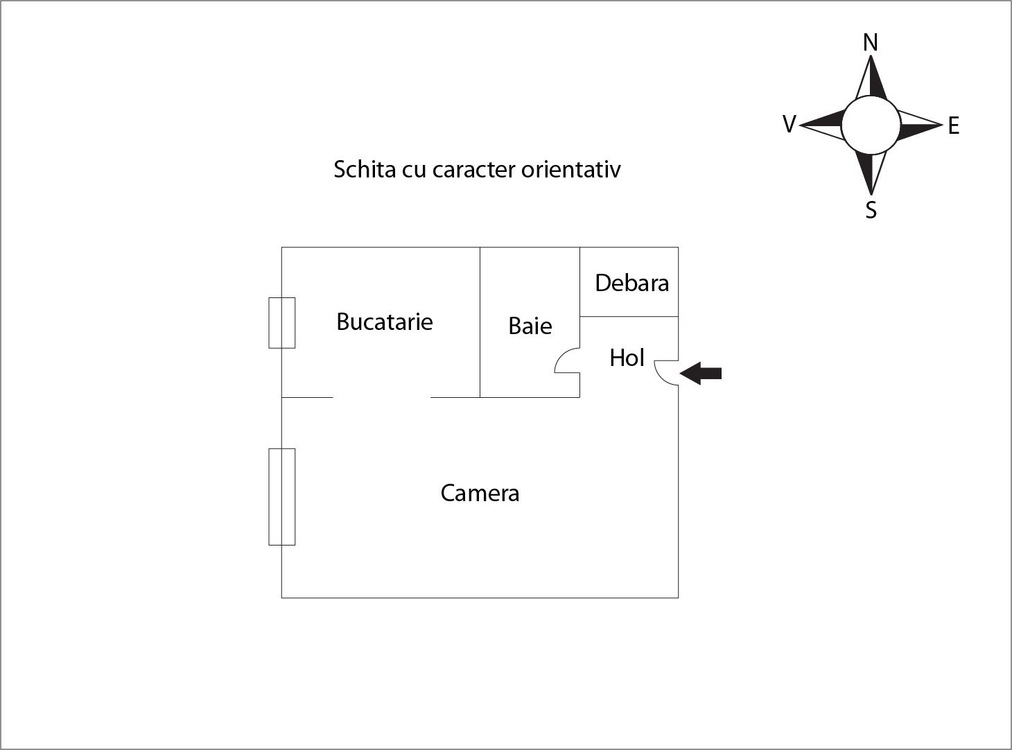 Garsonieră de vânzare Marasti - 37743AV | BLITZ Cluj-Napoca | Poza1