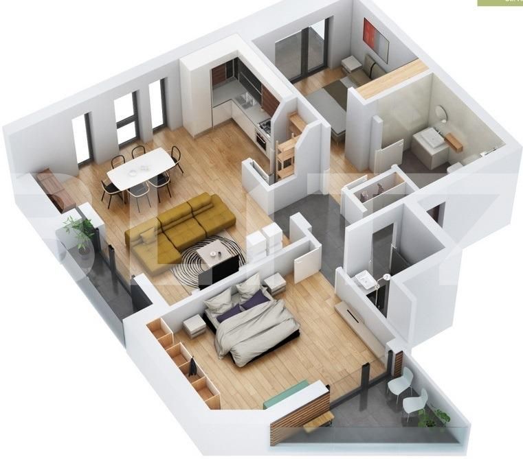 Apartament de vânzare 3 camere Floreşti - 37801AV | BLITZ Cluj-Napoca | Poza2