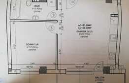 Apartament 2 camere, 42.30 mp, parcare, orientare Sud, zona Petrom!