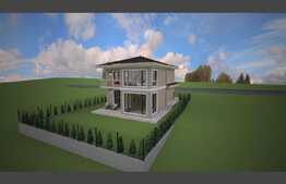 Casa moderna, semifinisata, 150 mp utili, teren 435 mp, vecinatati de top!