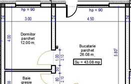 Oportunitate! Apartament 2 camere 43.08 mp, zona Stejarului! Comision zero la cumparare!