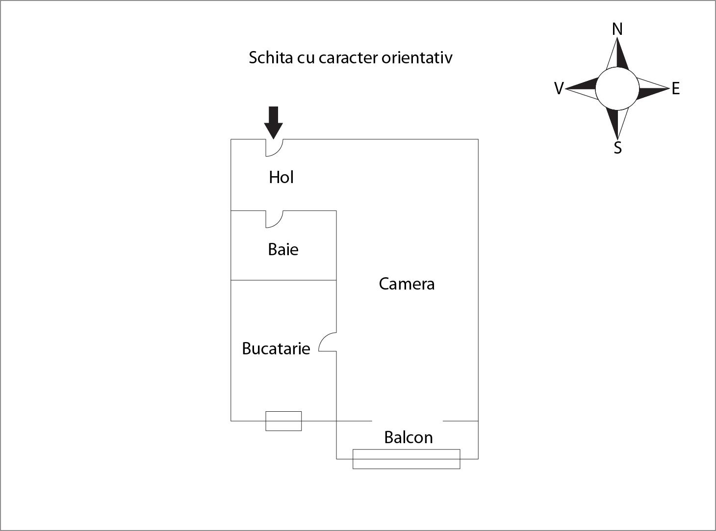 Garsonieră de vânzare Marasti - 37923AV | BLITZ Cluj-Napoca | Poza1