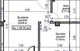 Comision 0, pret imbatabil, 1 camera, 36,79 mp, etaj intermediar, finalizare septembrie 2019