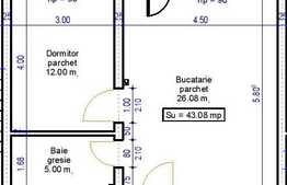 Comision 0! 2 camere, 43,08 mp, finalizare Septembrie 2019