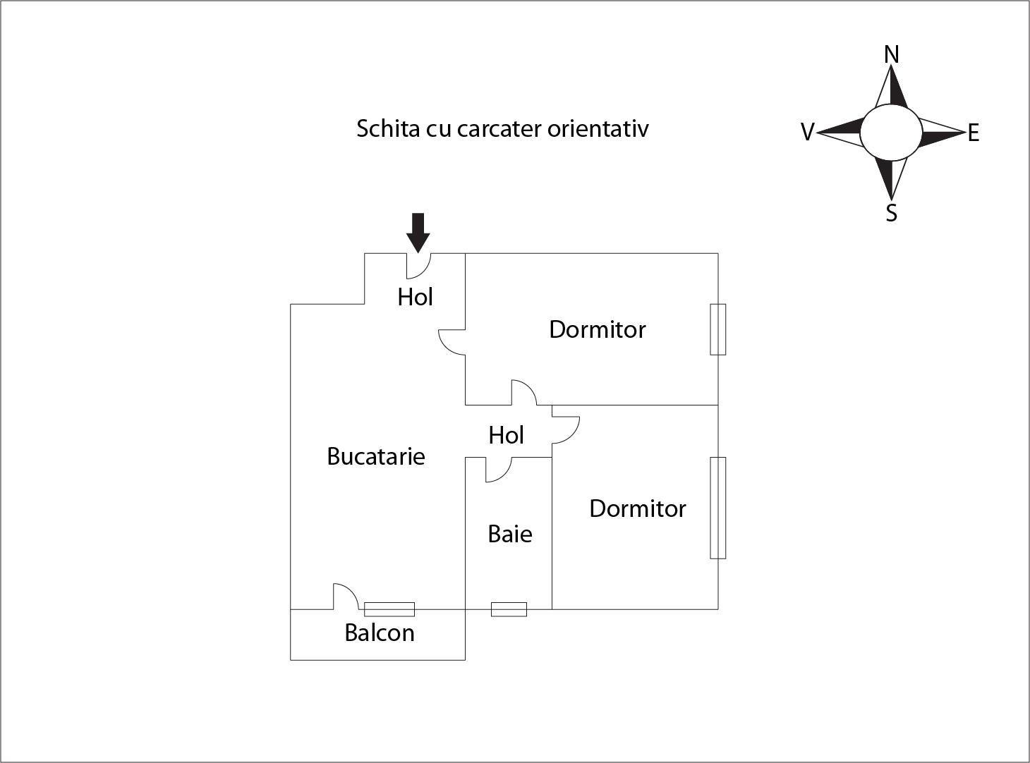 Apartament de vânzare 2 camere Semicentral - 37957AV | BLITZ Cluj-Napoca | Poza1