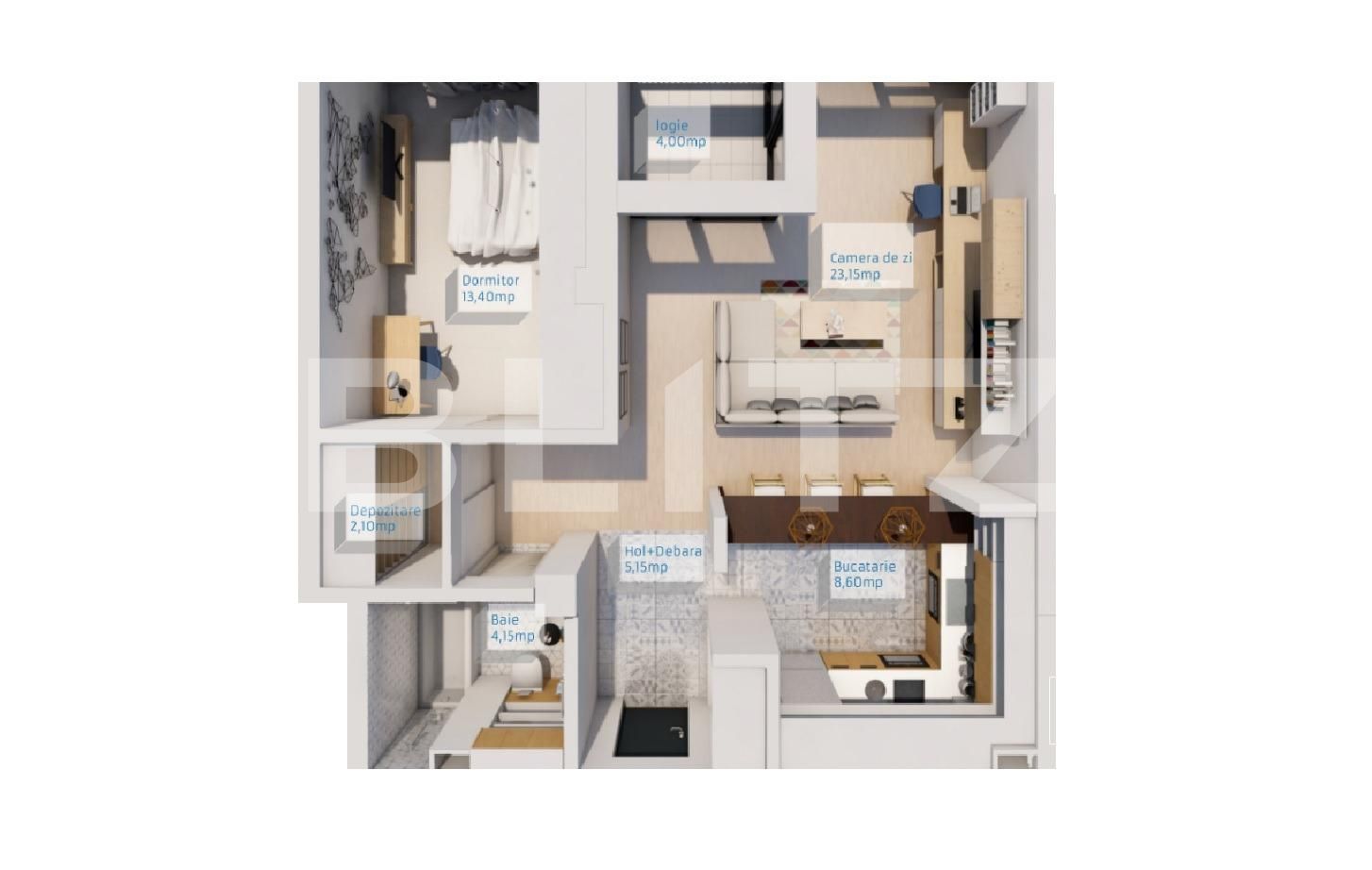 Apartament de vânzare 2 camere Bună Ziua - 37960AV | BLITZ Cluj-Napoca | Poza7