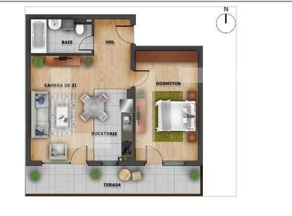 Apartament de vânzare 2 camere Zorilor - 37986AV | BLITZ Cluj-Napoca | Poza1