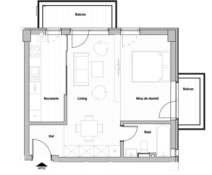 Apartament de vânzare 2 camere Semicentral - 38037AV | BLITZ Cluj-Napoca | Poza1