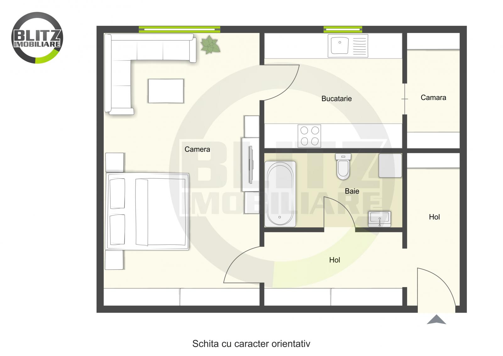 Garsonieră de vânzare Manastur - 38140AV | BLITZ Cluj-Napoca | Poza1