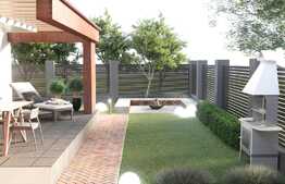 Casa cuplata de vanzare, 120 mp utili, 250 mp teren, semifinisat!