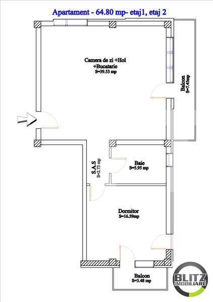 Apartament de vânzare 2 camere Bună Ziua - 3821AV | BLITZ Cluj-Napoca | Poza7