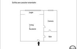 Apartament cu 2 camere, 43 mp utili, semifinisat! Zona linistita! Imobil NOU!