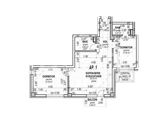 Apartament de vânzare 3 camere Dambul Rotund - 38358AV | BLITZ Cluj-Napoca | Poza2