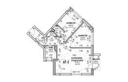 Apartament 3 camere, 69.49 mp, zona strazii Corneliu Coposu