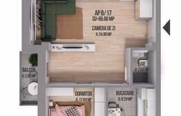 Apartament de vanzare, 3 camere, decomandat, 2 bai, zona Lidl! 