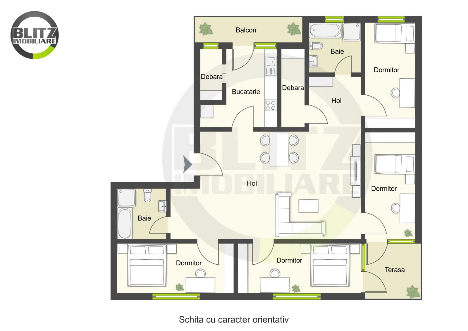 Apartament de vânzare 4 camere Grigorescu - 38404AV | BLITZ Cluj-Napoca | Poza1