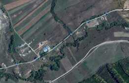 Teren intravilan, 2100 mp, cu front stradal de 48 m, in zona pentru servicii din Popesti