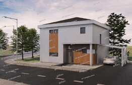 Casa eco de vanzare 135 mp, teren 361 mp, panorama!