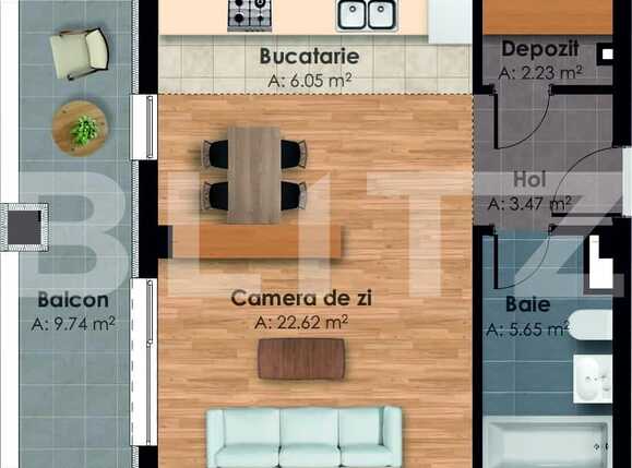 Garsonieră de vânzare Central - 38508AV | BLITZ Cluj-Napoca | Poza4