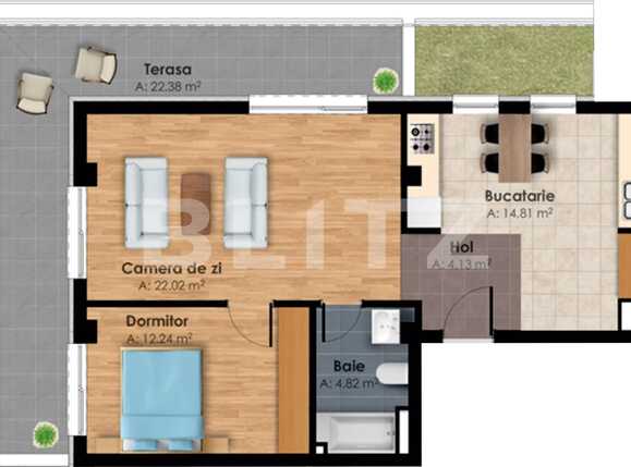 Apartament de vânzare 2 camere Central - 38521AV | BLITZ Cluj-Napoca | Poza4