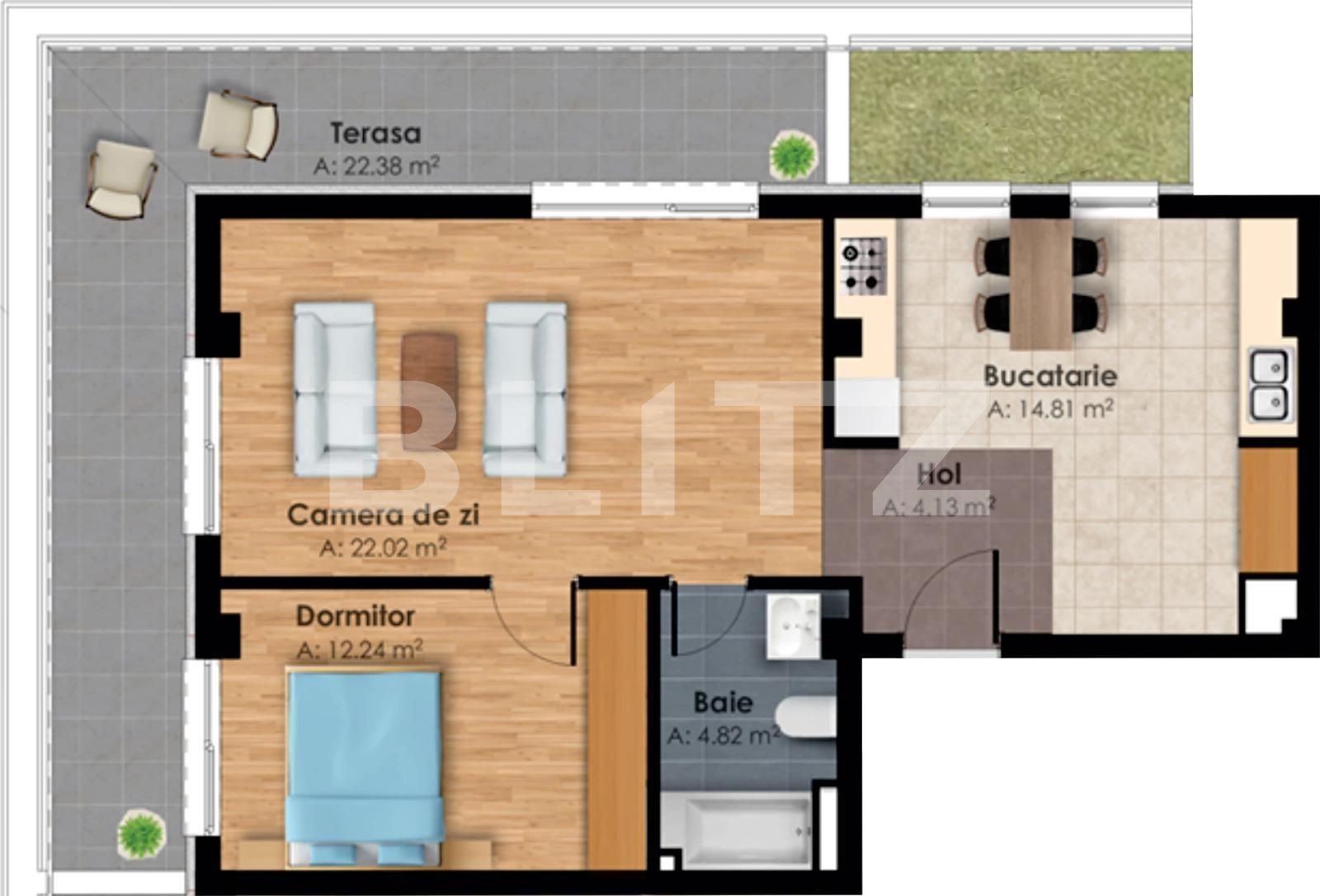 Apartament de vânzare 2 camere Central - 38521AV | BLITZ Cluj-Napoca | Poza4