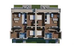 Apartament in vila, 4 camere, gradina, incalzire in pardoseala